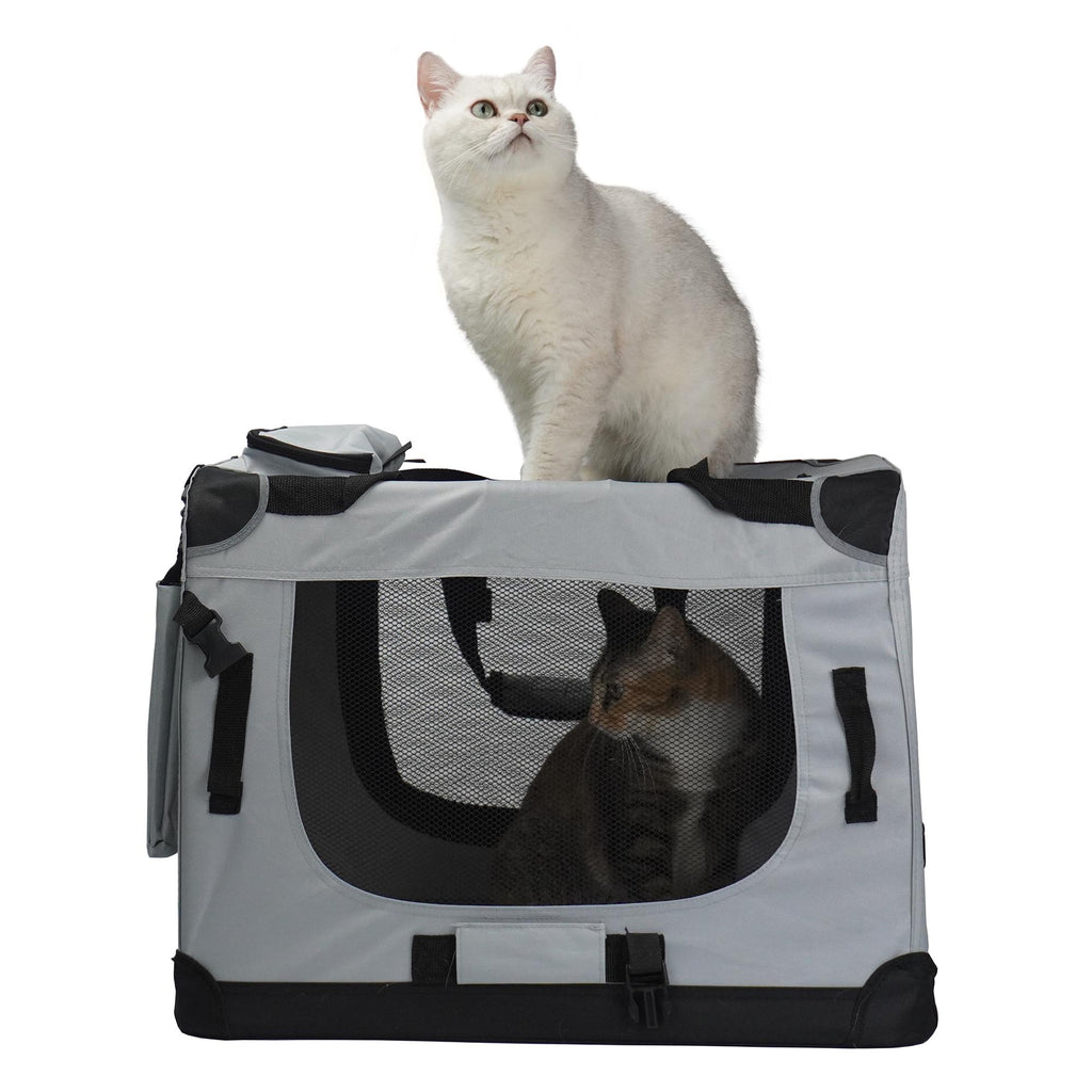 PEGIC Extra Large Cat Carrier for 2 Cats, Portable Soft Sided Large Pet  Carrier for Traveling, Indoor and Outdoor Uses, 24×16×16